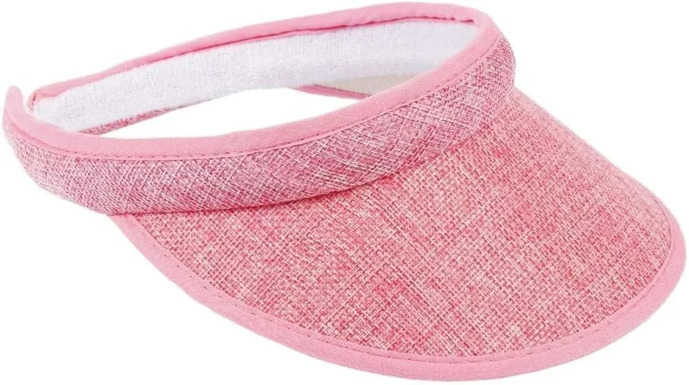 Sun Visor Hat Stretch Headband Visor Sport Wear Athletic Visor Elastic Visor Cap Sun Cap Outdoor Travel Beach