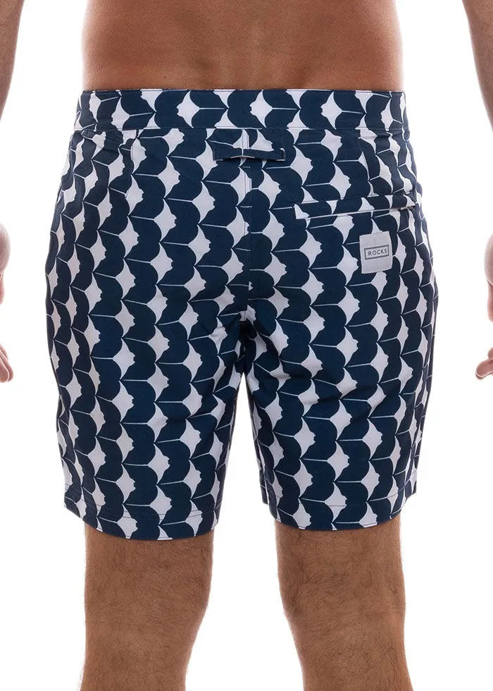 Tama Rays Mid Length Tailored Board Shorts