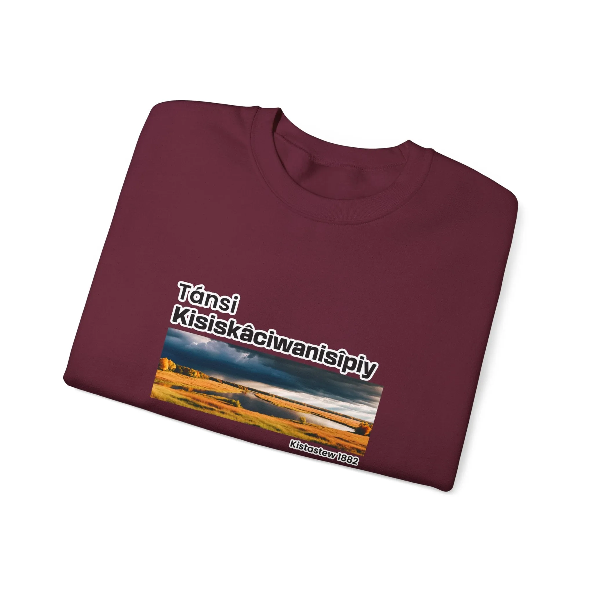 Tánsi Cree Saskatchewan Unisex Heavy Blend™ Crewneck Sweatshirt