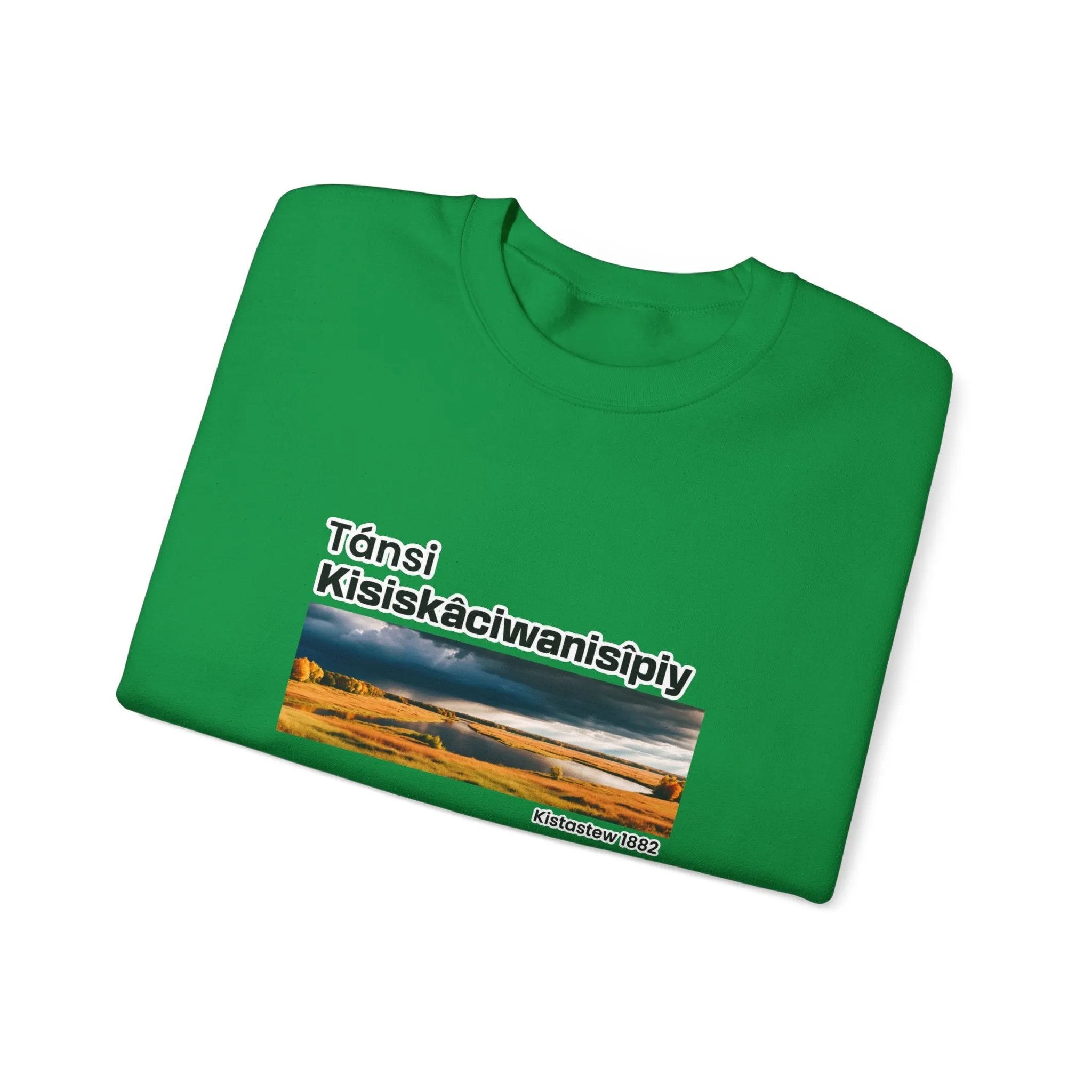 Tánsi Cree Saskatchewan Unisex Heavy Blend™ Crewneck Sweatshirt