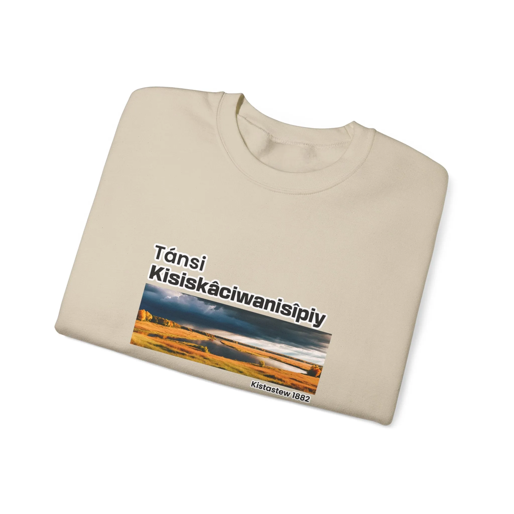 Tánsi Cree Saskatchewan Unisex Heavy Blend™ Crewneck Sweatshirt