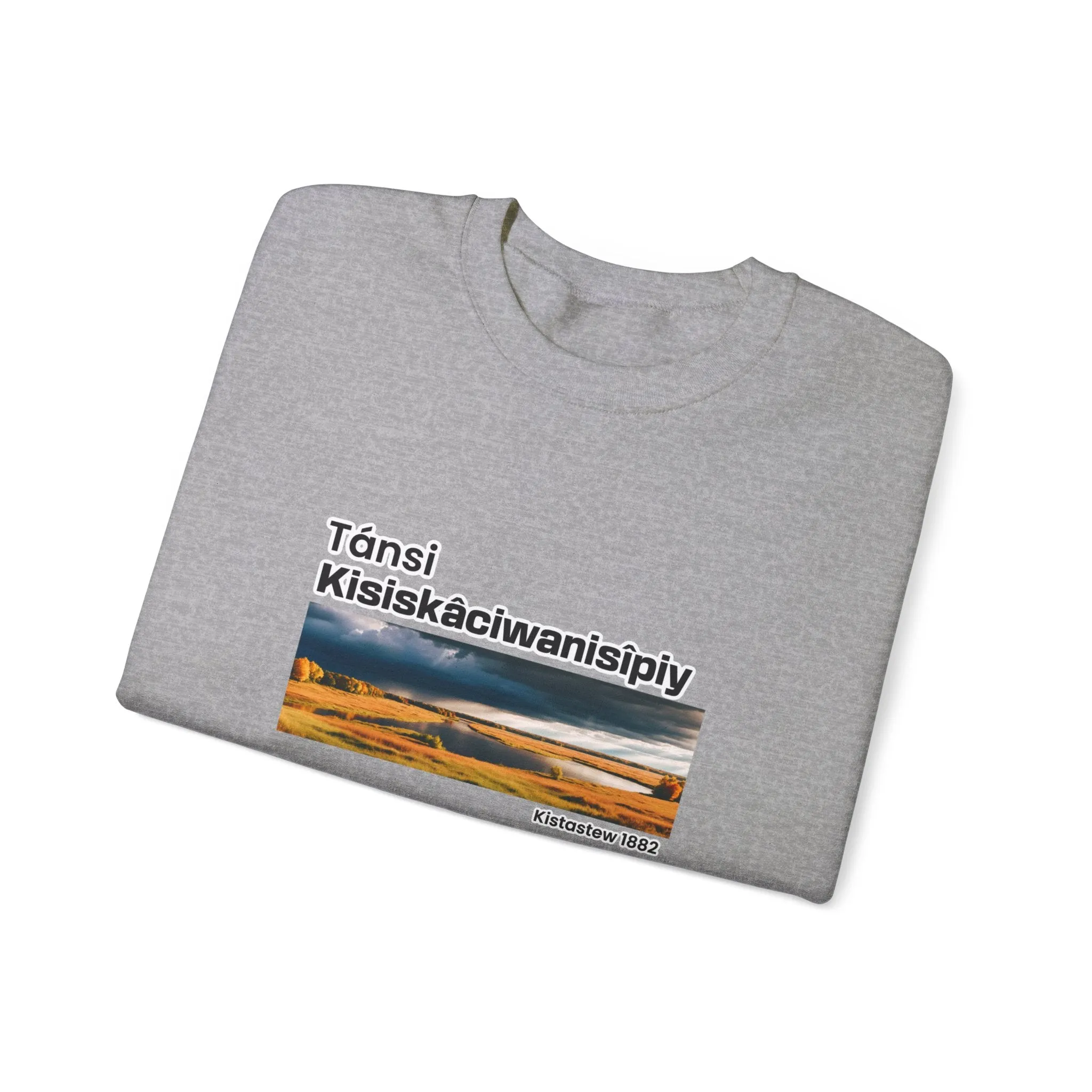 Tánsi Cree Saskatchewan Unisex Heavy Blend™ Crewneck Sweatshirt