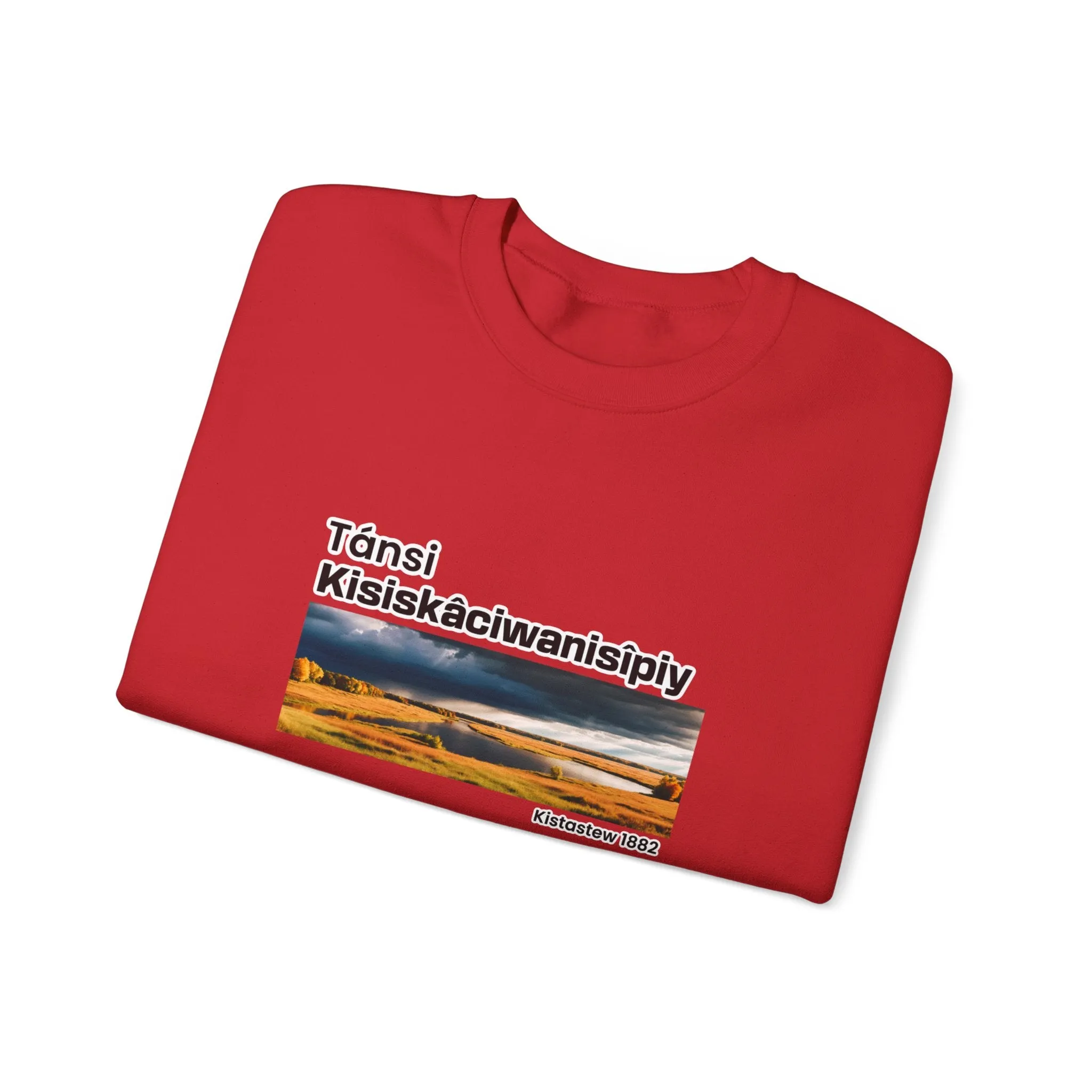 Tánsi Cree Saskatchewan Unisex Heavy Blend™ Crewneck Sweatshirt