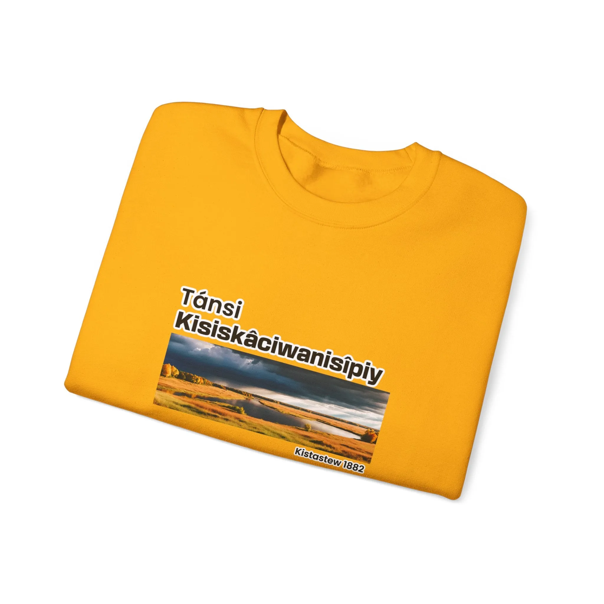 Tánsi Cree Saskatchewan Unisex Heavy Blend™ Crewneck Sweatshirt