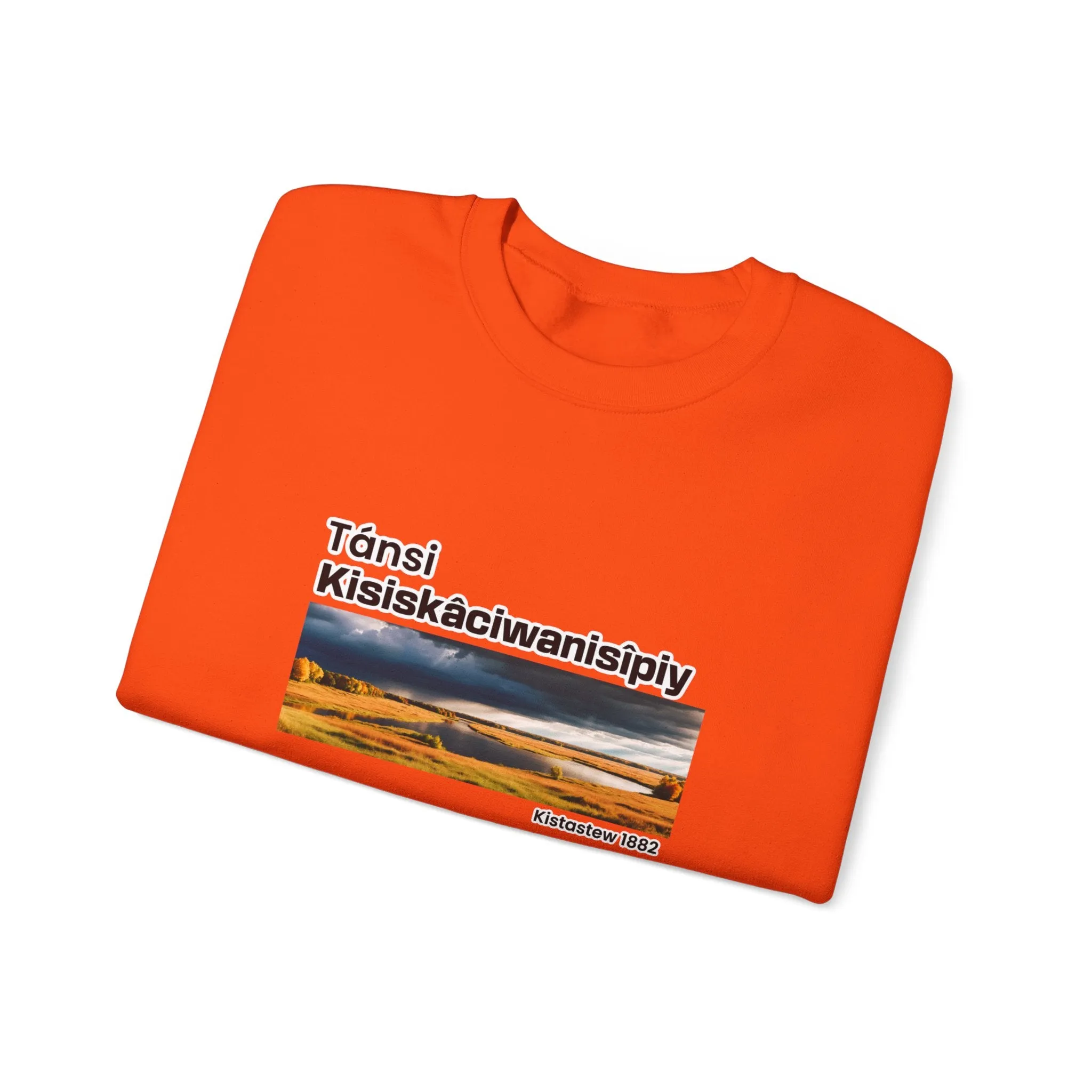 Tánsi Cree Saskatchewan Unisex Heavy Blend™ Crewneck Sweatshirt