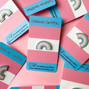 Transgender PRIDE Rainbow LGBTQ  Enamel Pin