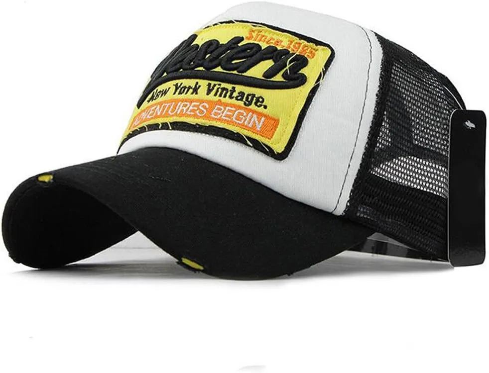Unisex Vintage Washed Cap Summer Mesh Trucker Hat Low Profile Hats Outdoor Sports Running hat