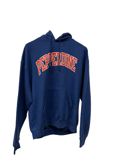 Vintage Pepperdine Waves Hoodie Large