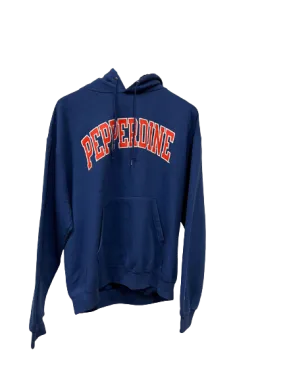 Vintage Pepperdine Waves Hoodie Large