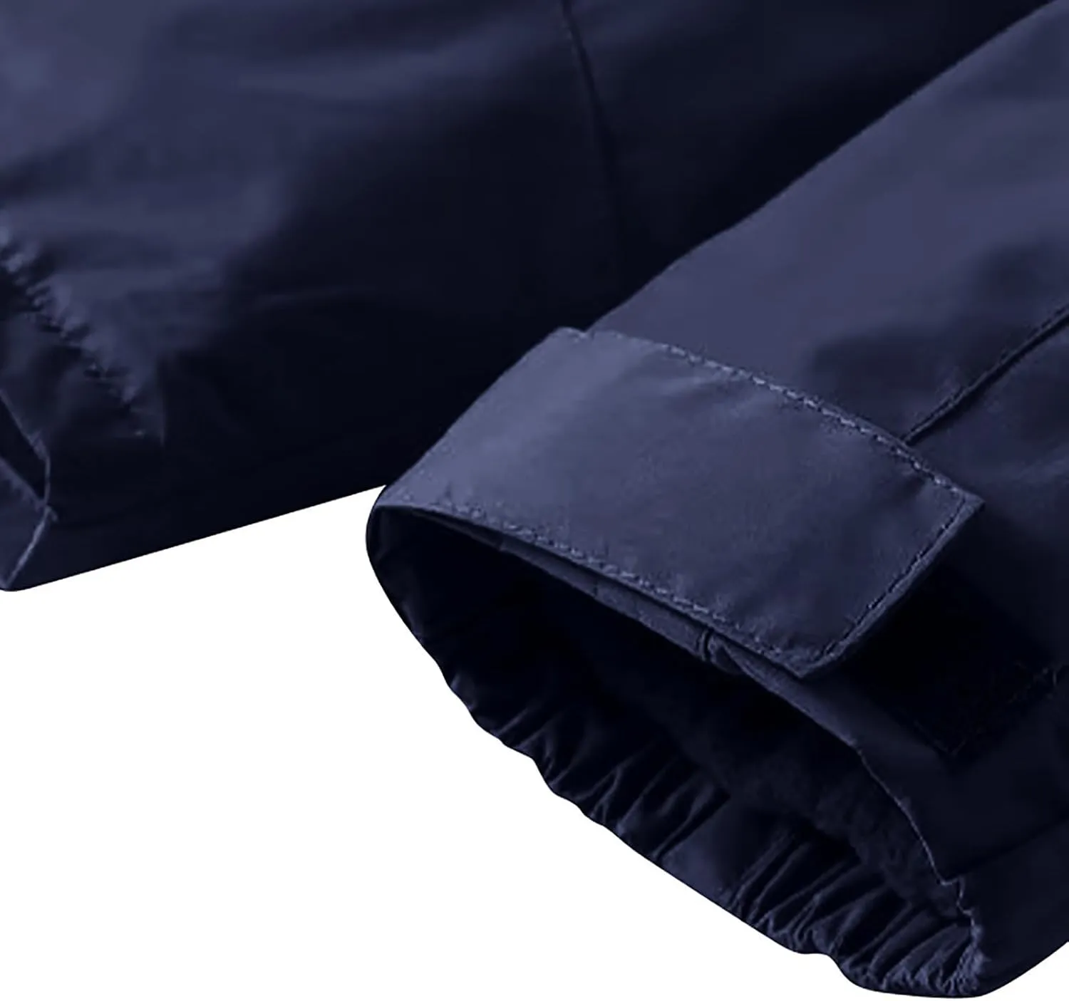 Women Men Hooded Rain Jackets Softshell Windproof Raincoat Long Sleeve Jacket Outdoor Hiking Windbreaker with Pockets