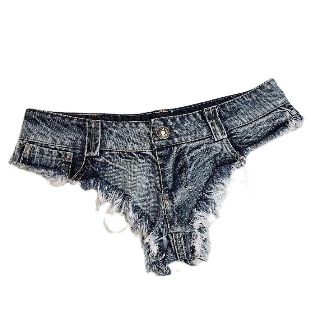 Womens Cutoff Jean Shorts 5 Bright Colors