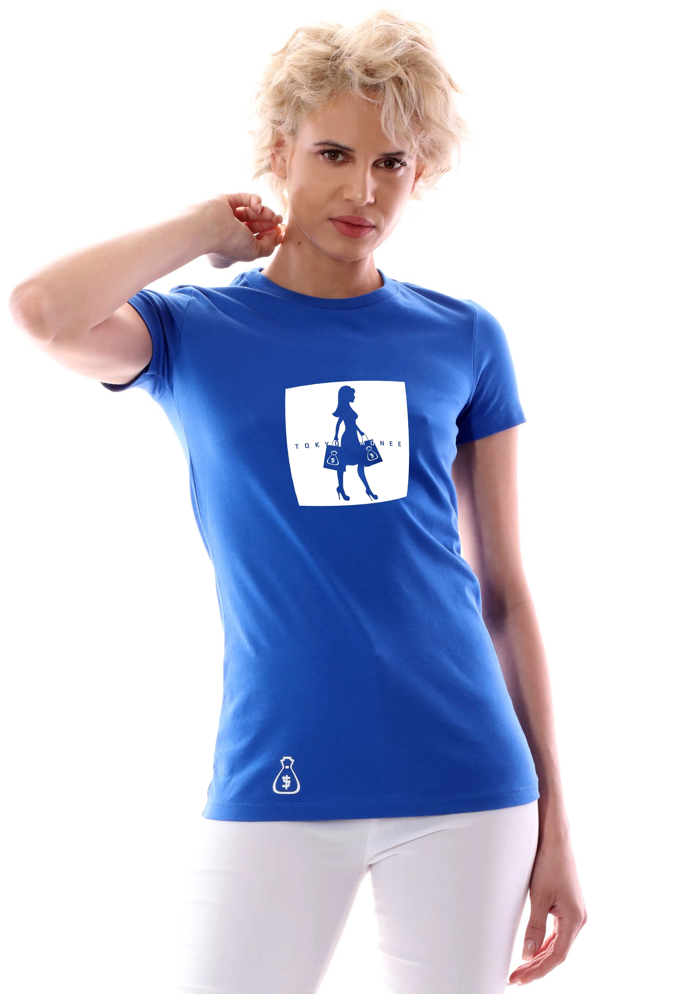Women's Tokyo Monee Shopping Graphic T-Shirt